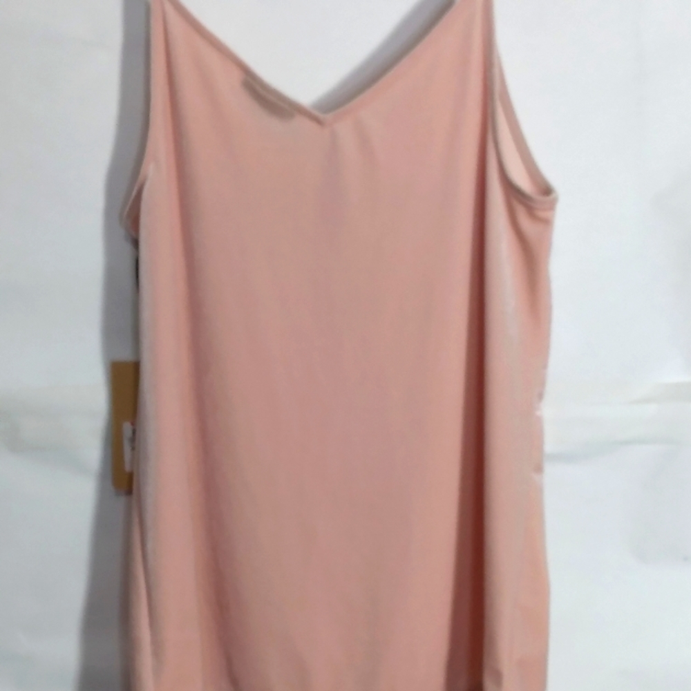 Halogen camisole V neck tank top pink Size XS